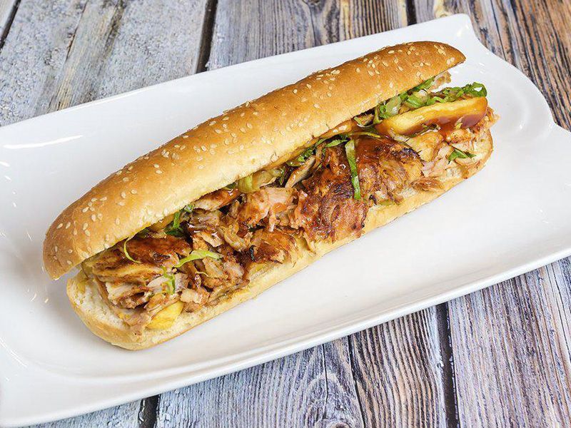 Chicken shawarma sandwich