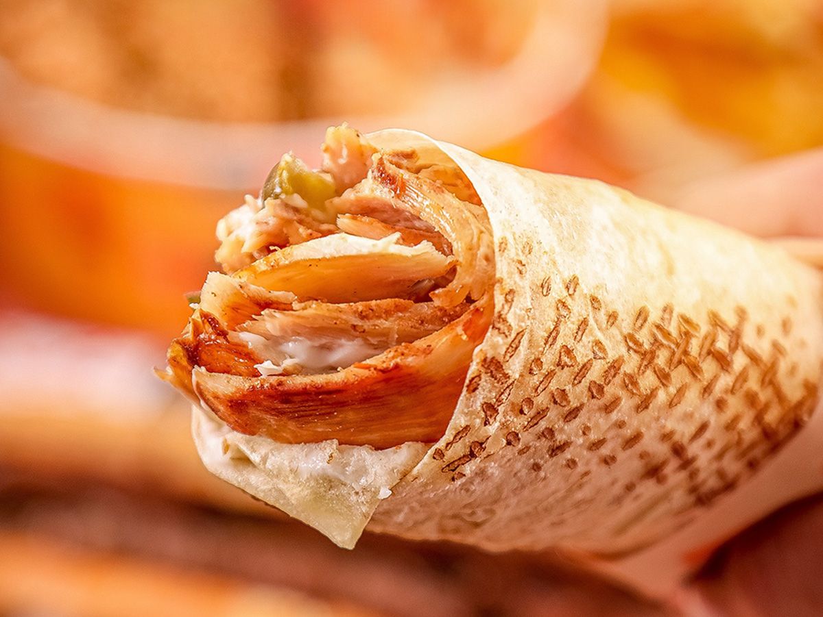 Chicken shawarma sandwich