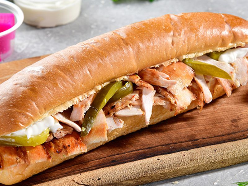 Chicken shawerma medium sandwich