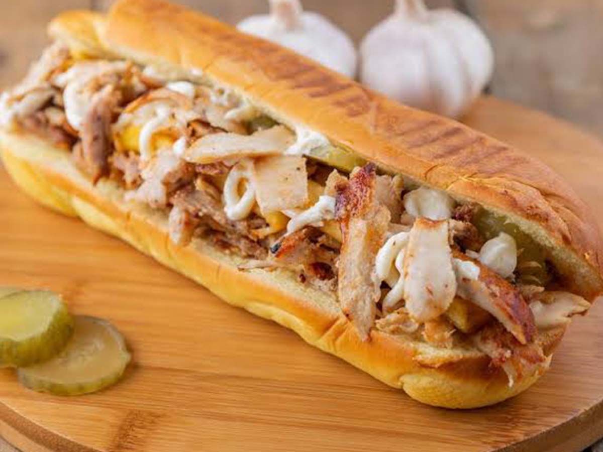 French chicken Shawarma Sandwich