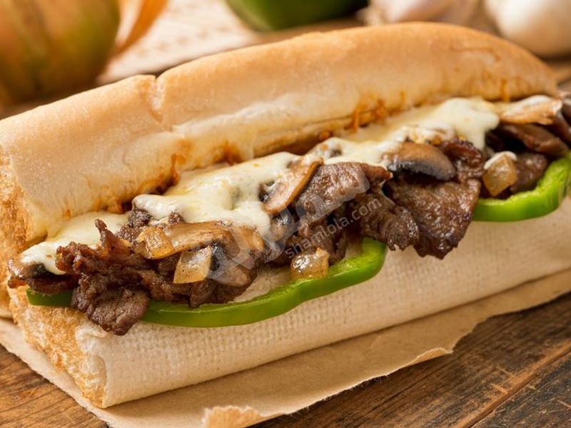 beef shawerma sandwich