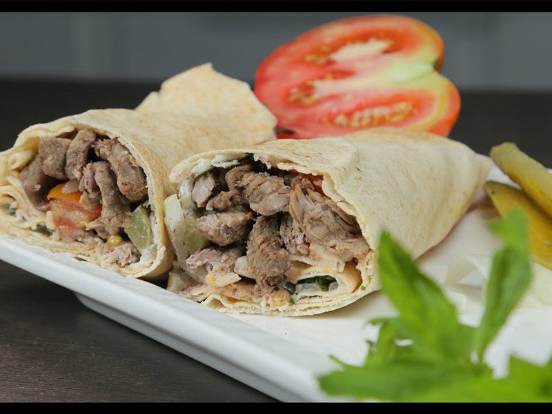 Meat Shawerma Sandwich
