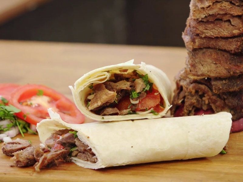 Meat Shawerma Sandwich