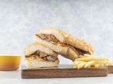 Shawerma meat sandwich