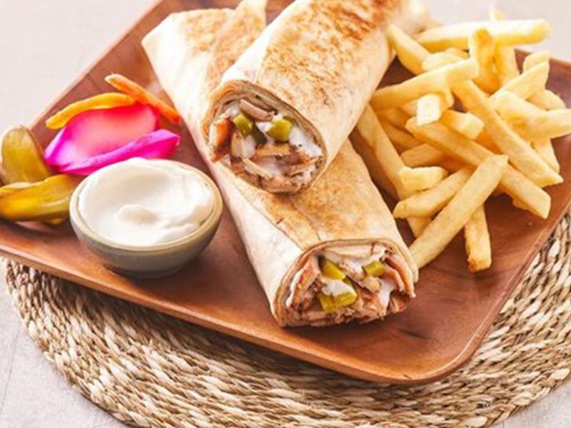 Mix shawerma medium sandwich