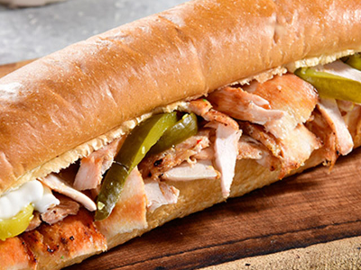 French Chicken Shawerma Sandwich