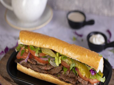 French Meat Shawerma Sandwich