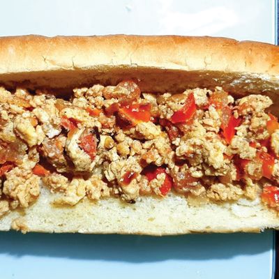 Shakshouka sandwich