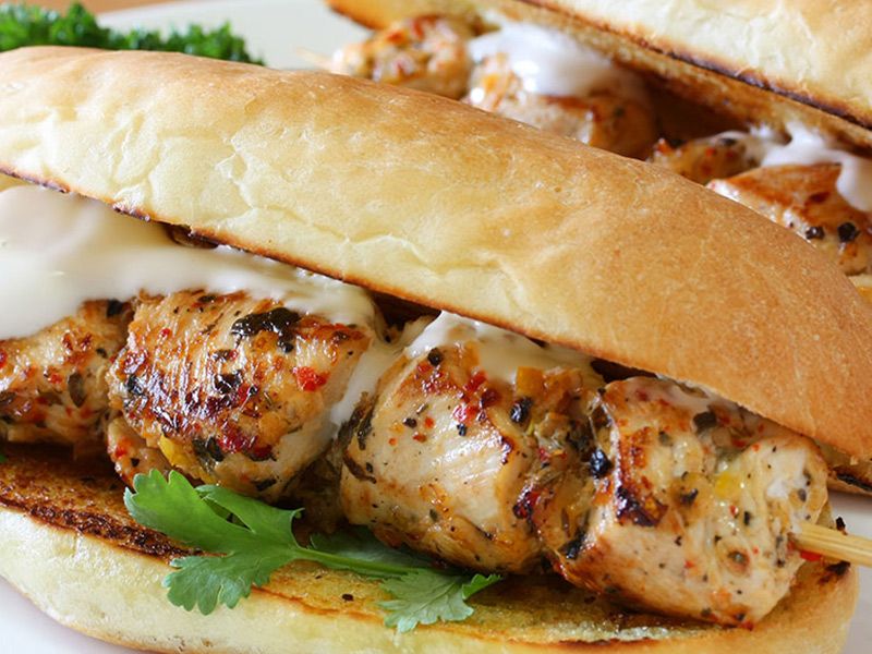 Shish Tawook Sandwich