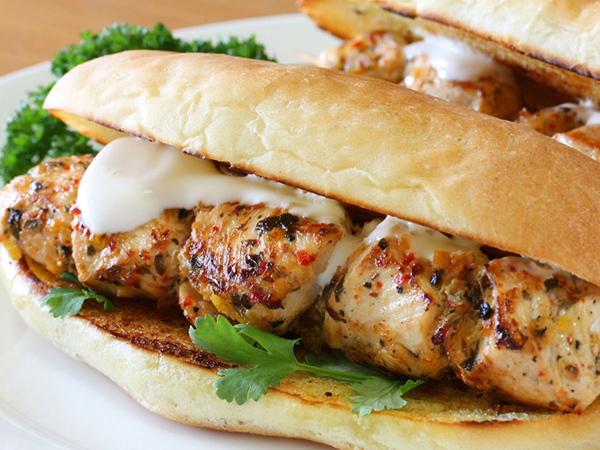 shish tawook sandwich
