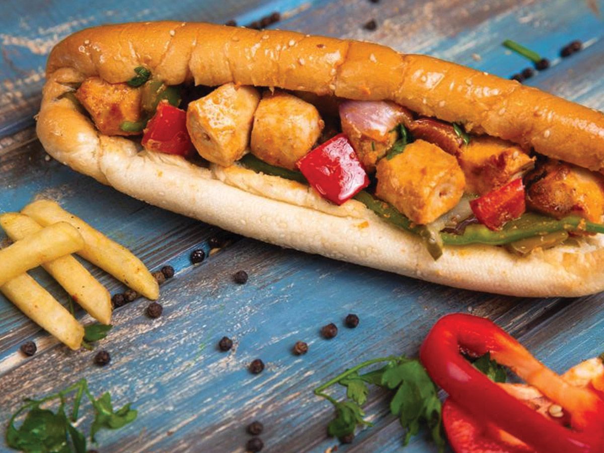 western Shish Tawook sandwich