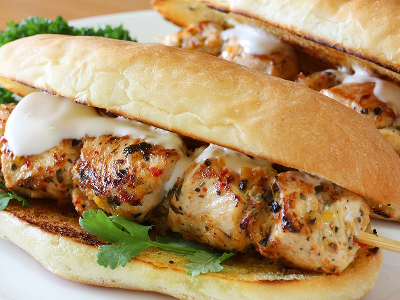 Shish Tawook Sandwich