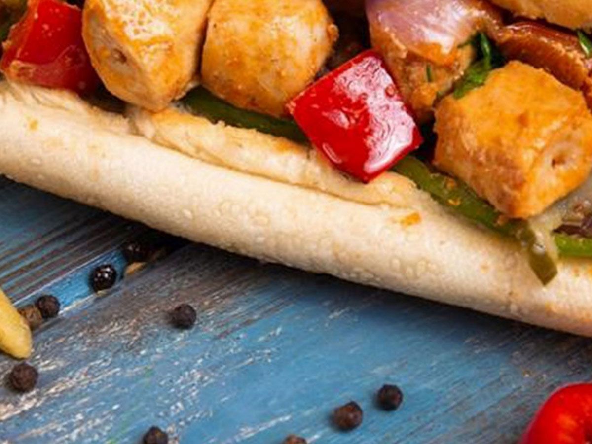 Shish tawook sandwich