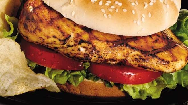 Grilled Chicken Breasts Sandwich
