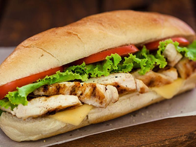 Grilled Chicken Breasts Sandwich