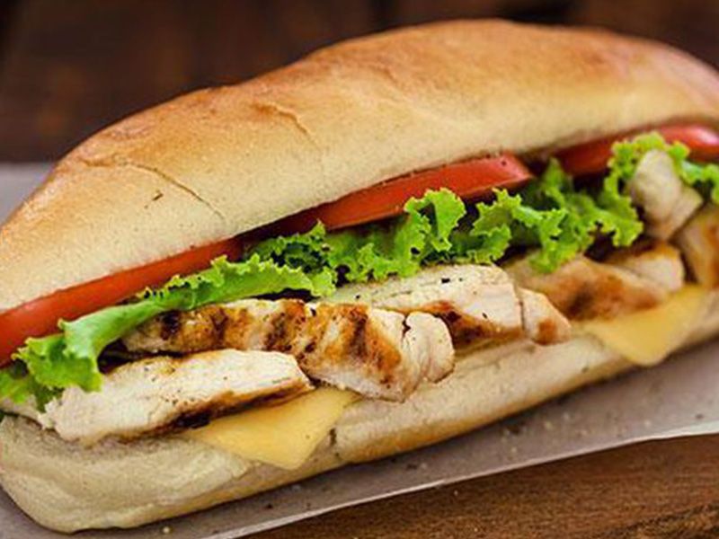 Chicken Breast Saroukh Sandwich