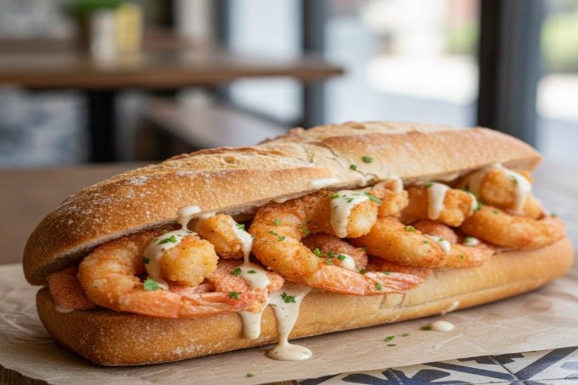 Crabs finger sandwich