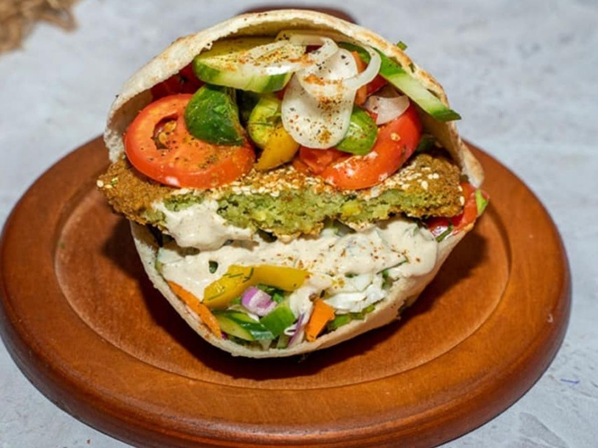 Alexandrian Taamia sandwich