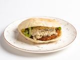 Taamia on baba ghannoug sandwich