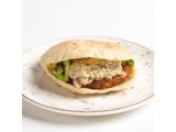 Mix Taamia With Baba Ghannoug Sandwich