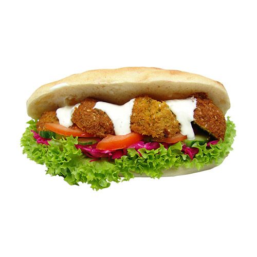 Taamia With Baba Ghannoug Sandwich