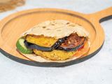 Taamia with Eggplant sandwich