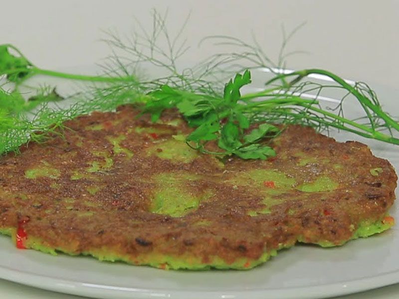Falafel Omelette Sandwich