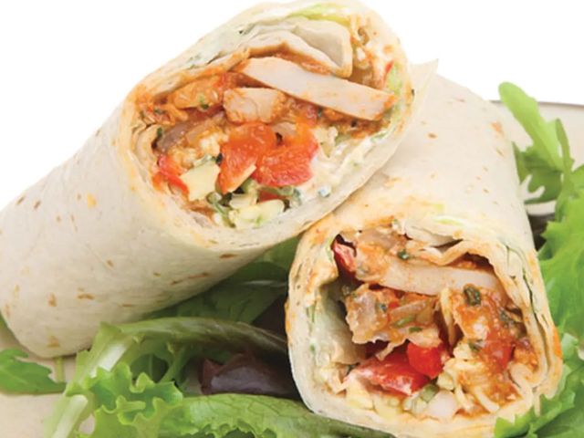 Western fajita sandwich