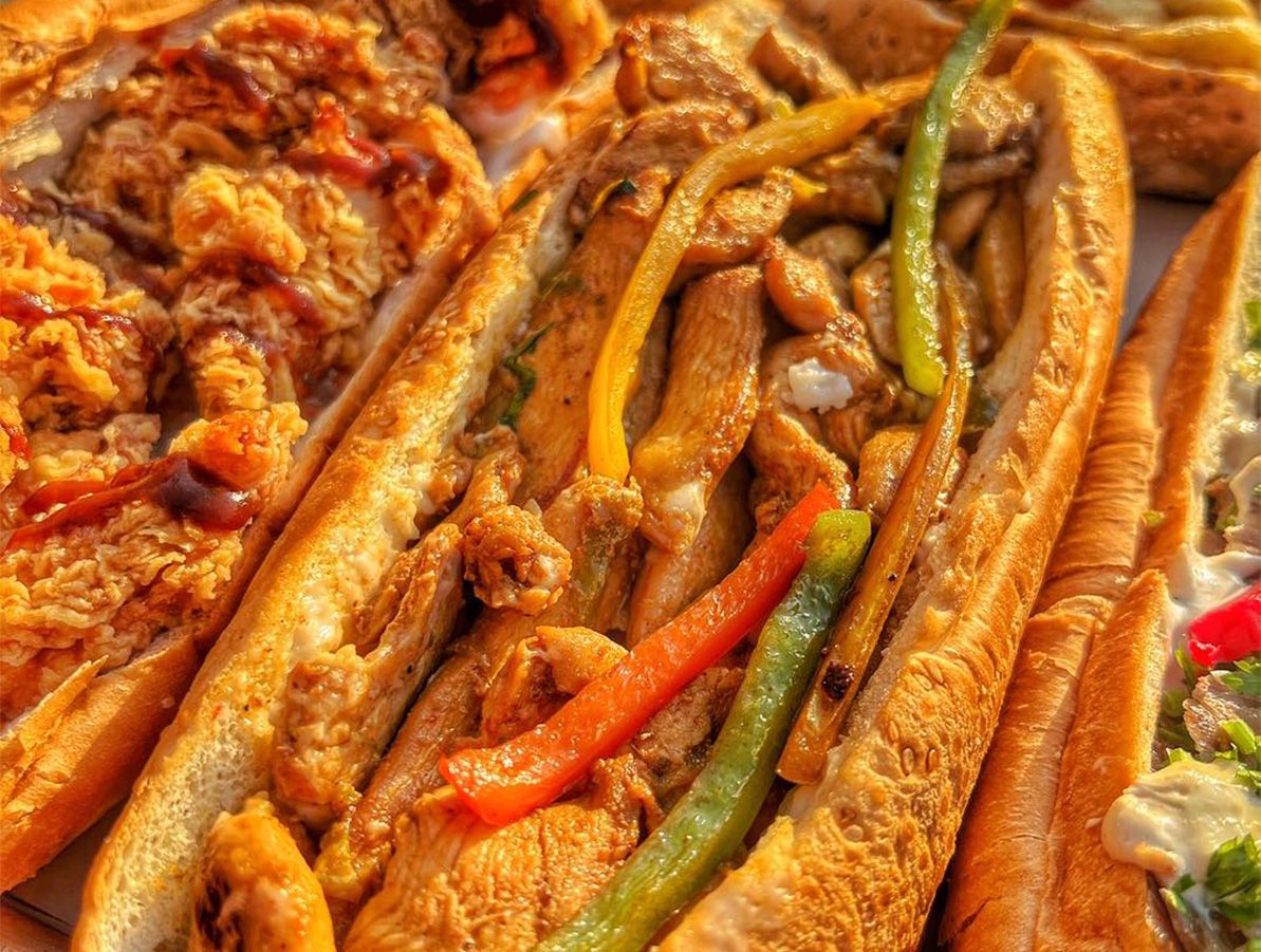 Fajita sandwich