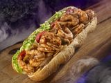 Shrimp fajita sandwich