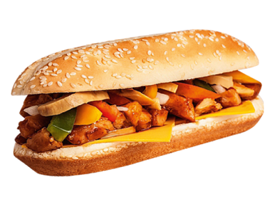 50 Cm Chicken Shawerma Saroukh Sandwich