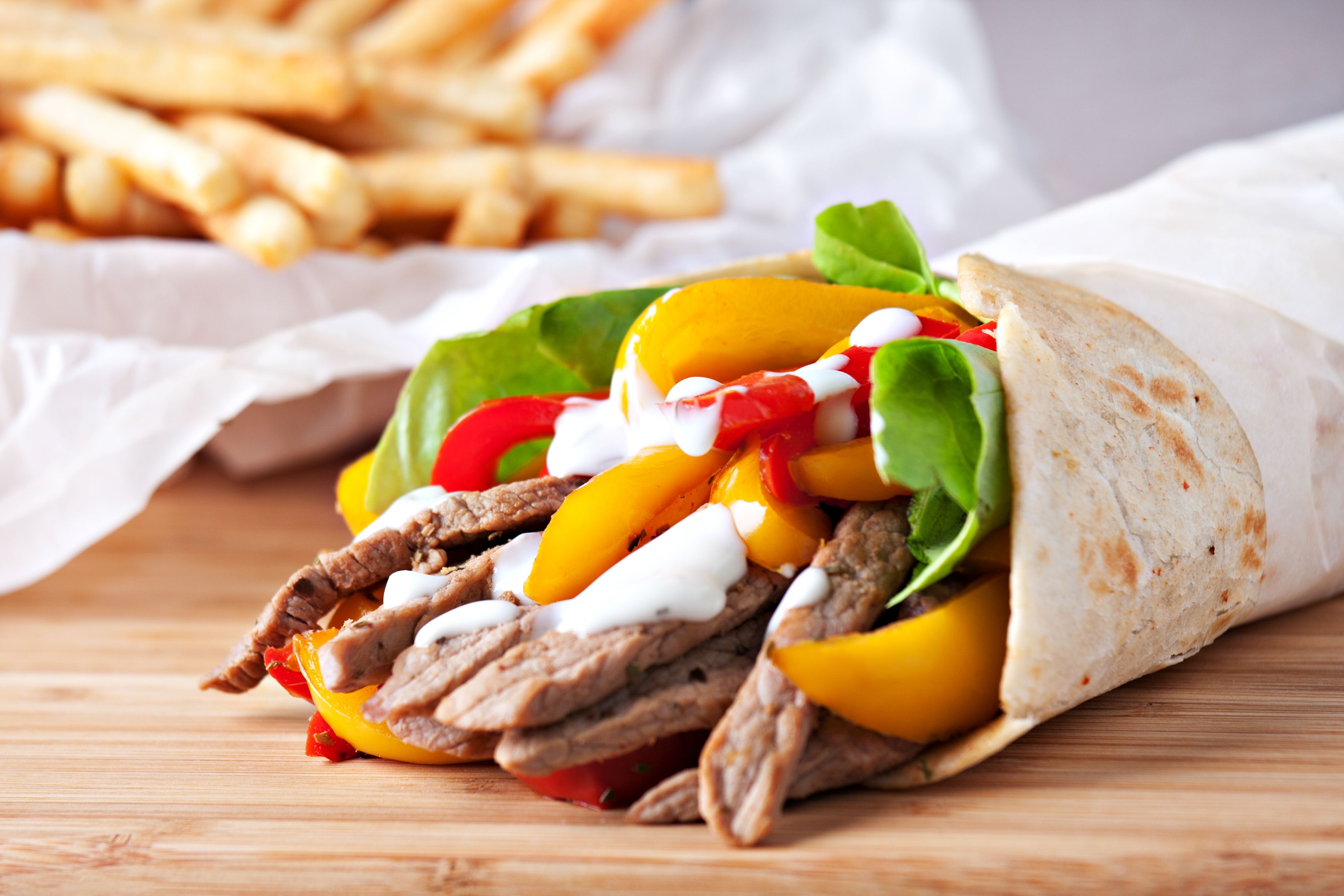 Saj Chicken Fajita Sandwich
