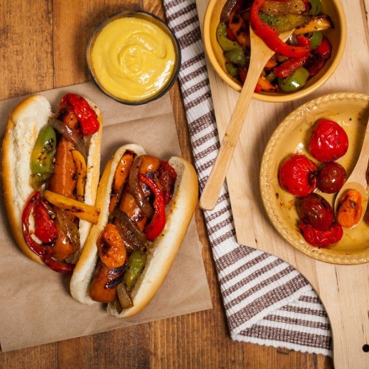 Oriental Sausage Fajita Sandwich