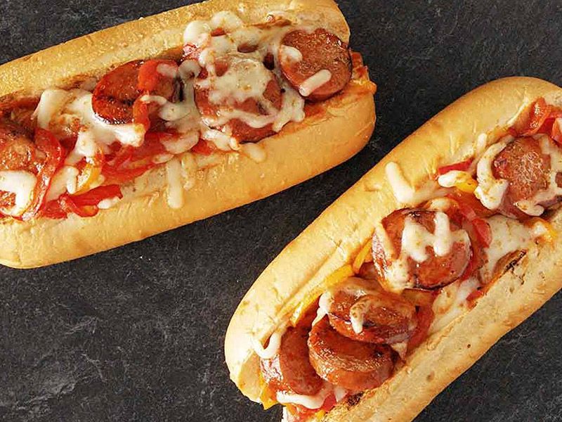 Sausage Fajita Sandwich