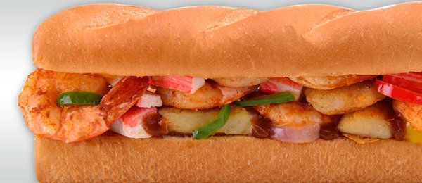 Seafood Fajita Sandwich