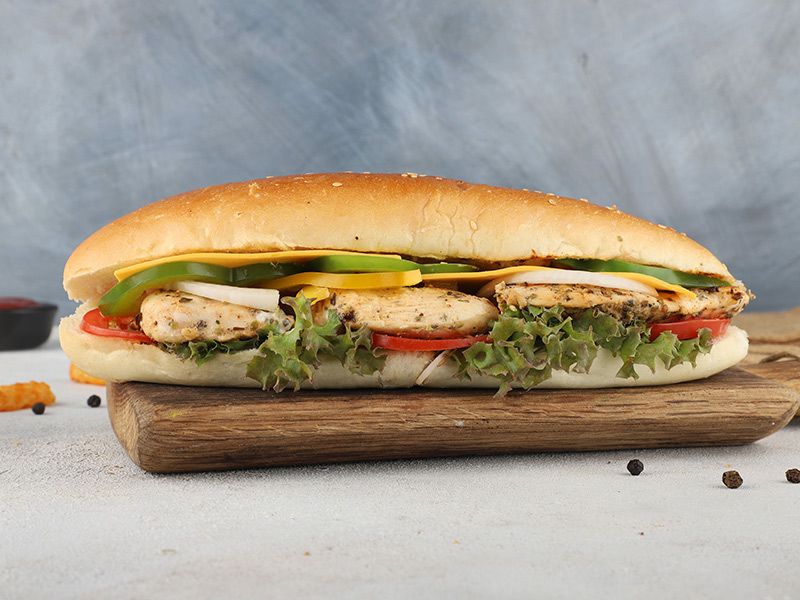 Mexican Chicken Fajita Sandwich