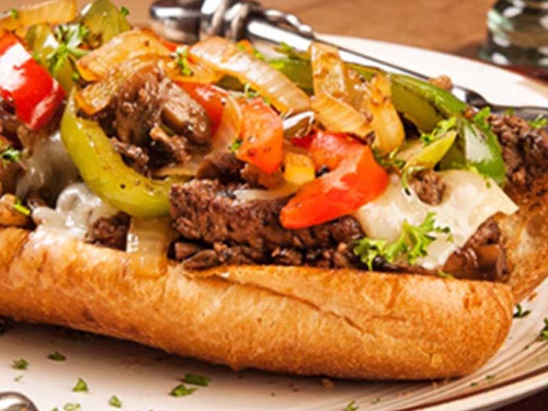 Beef Fajita Sandwich