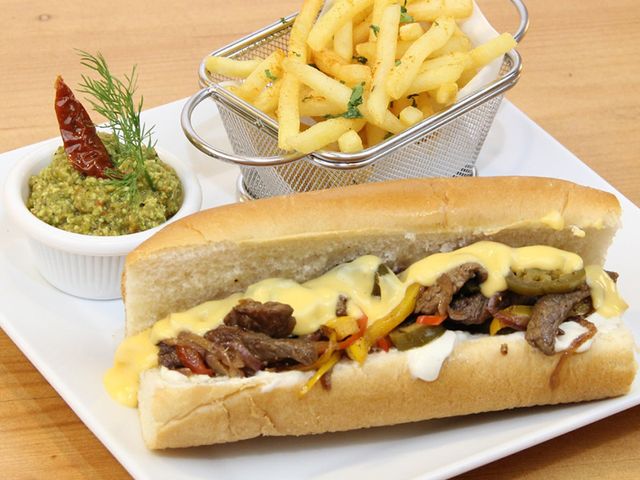 Meat Fajita Sandwich
