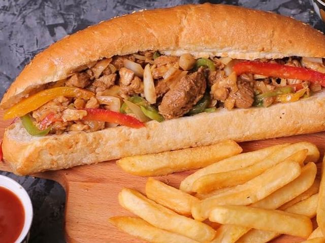 Mexican Fajita Sandwich