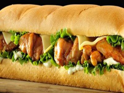 Grilled Chicken In Firewood Sandwich