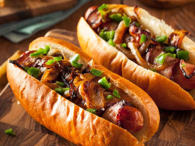French Oriental Sausage Sandwich