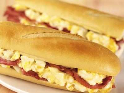 French Eggs with Pastrami Sandwich