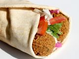 Falafel Hummus Sandwich