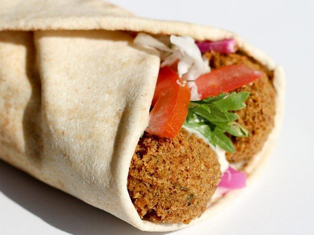 Falafel Hummus Sandwich