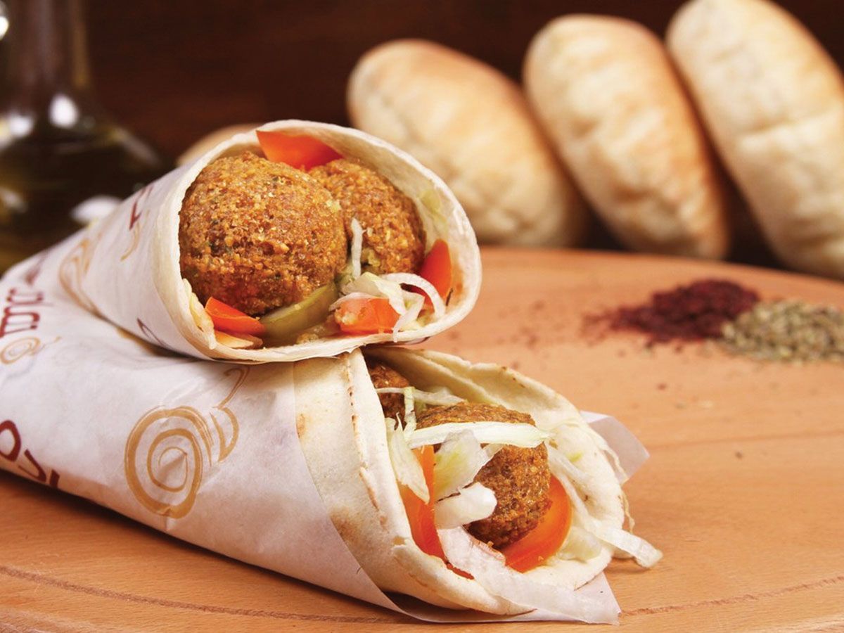 Falafel sandwich