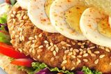 Falafel With Eggs Sandwich