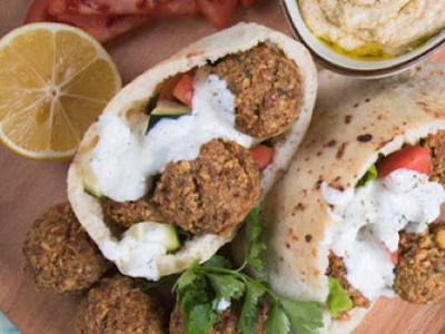 Falafel With Cheese Sandwich
