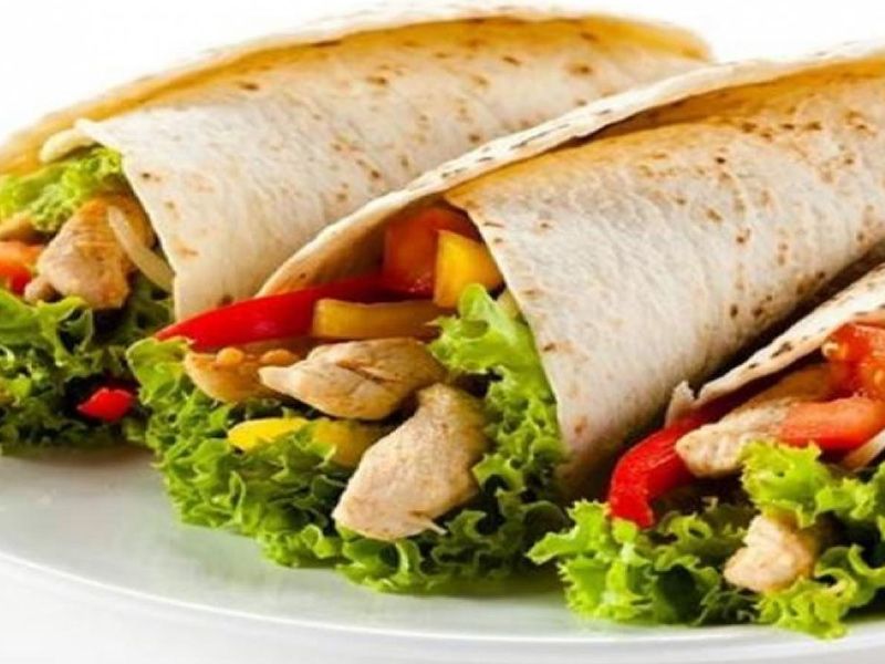 Syrian Falafel With Chickpeas And Cheese Sandwich