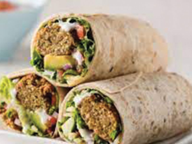 Falafel Saj Sandwich