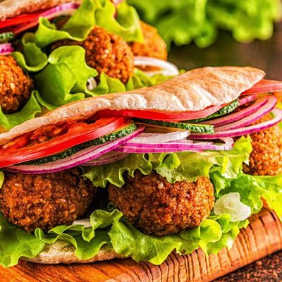 Stuffed Falafel Sandwich